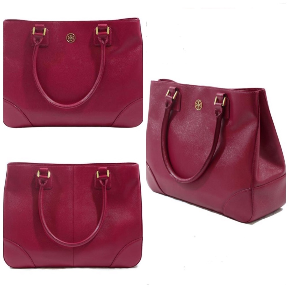 Tory Burch Leather Tote Bag - Picture 3 of 8